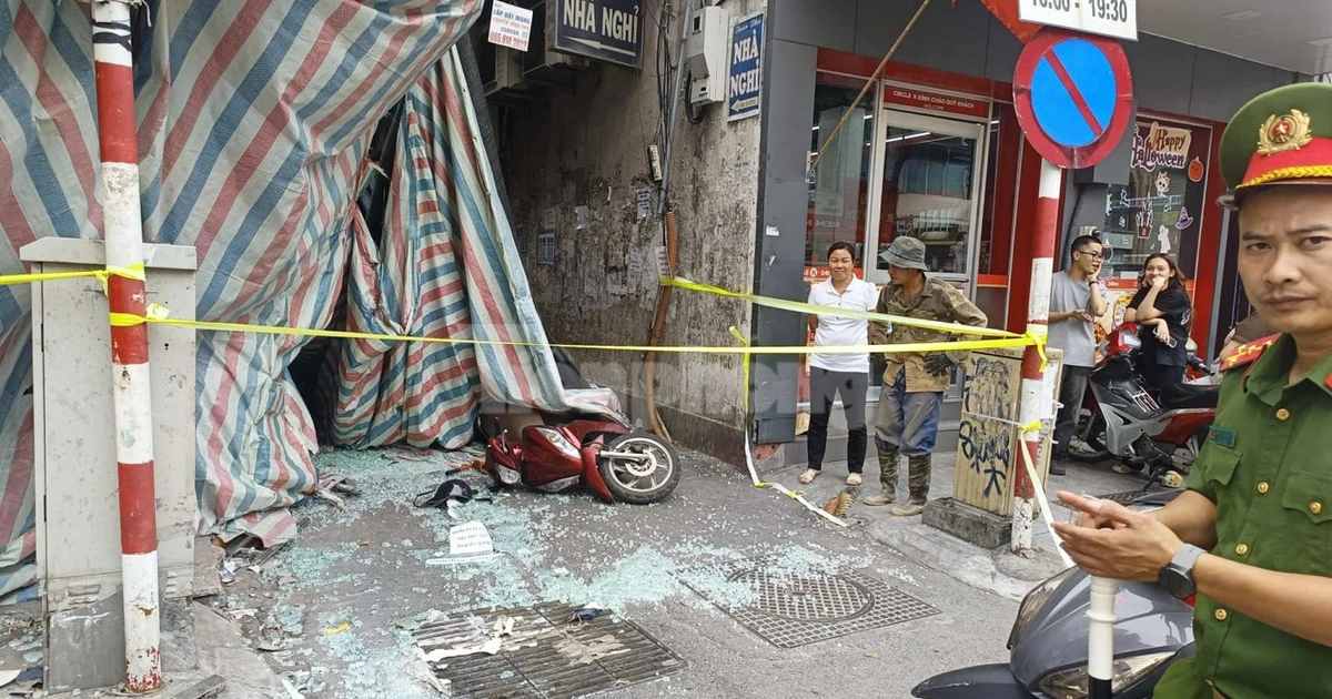 Hà Nội thông tin về công trình xây dựng làm rơi bê tông đè vào 2 người đi đường