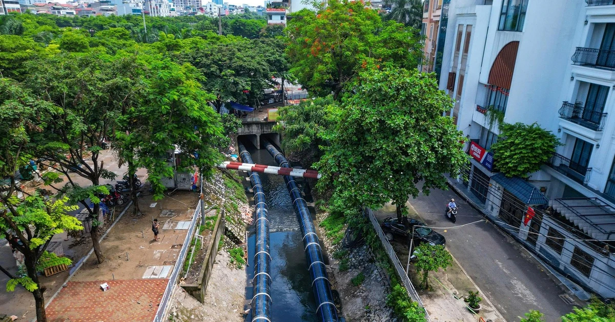 Hà Nội điều chỉnh phương án lấy nước sông Hồng bổ cập cho sông Tô Lịch 