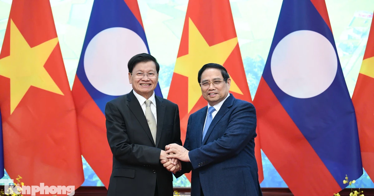 Việt - Lào tăng cường gắn kết hai nền kinh tế, thúc đẩy các dự án chiến lược