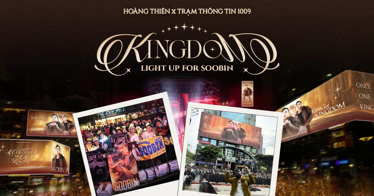 KINGDOM "tất tay" ủng hộ SOOBIN tại Y-FEST: Bao trọn 5 màn hình LED phố đi bộ