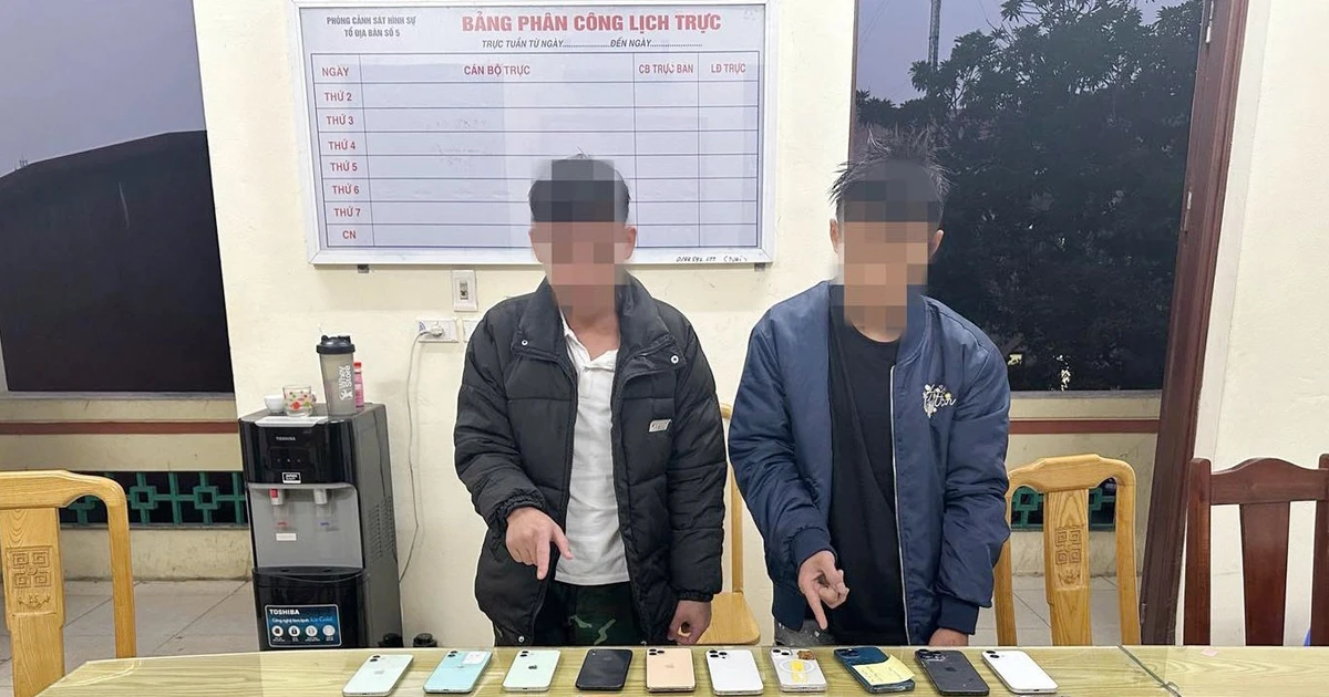 Hai đối tượng đột nhập cửa hàng điện thoại, trộm 39 chiếc iPhone