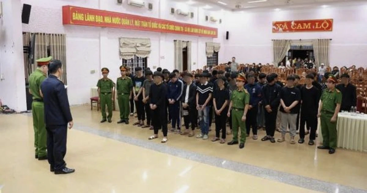 Dùng vỏ chai bia ẩu đả gây thương tích, 38 đối tượng bị khởi tố