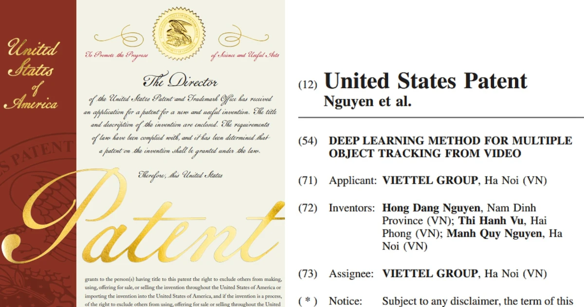 Sản phẩm AI của Việt Nam được Hoa Kỳ cấp bằng sáng chế