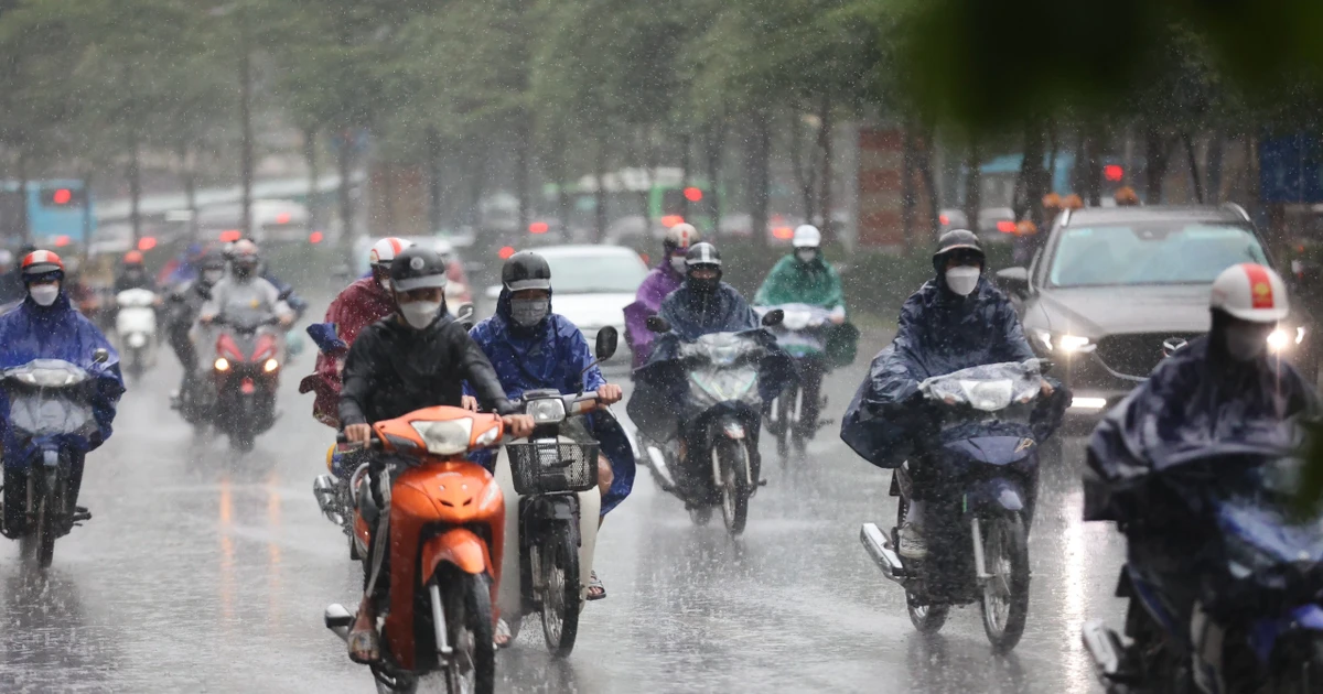 Miền Bắc mưa lớn kéo dài nhiều ngày