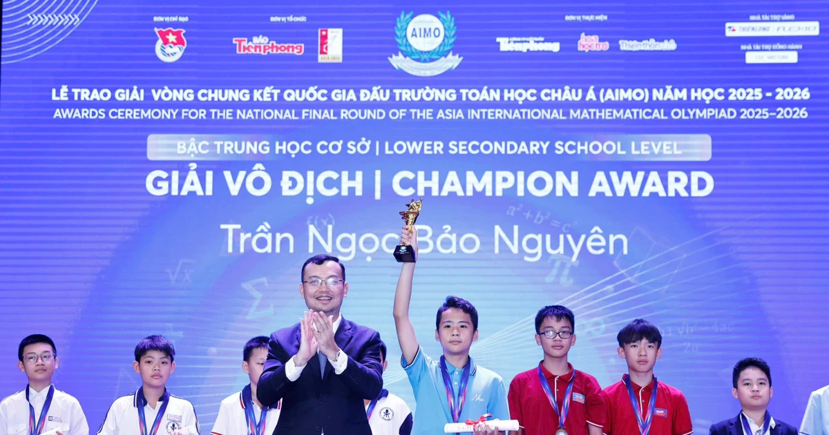 Cảnh báo giả mạo thu tiền đăng ký dự thi Vòng Chung kết Quốc tế AIMO 2026
