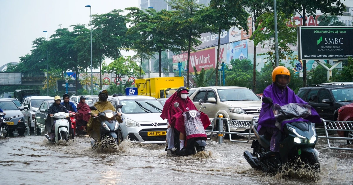 Mưa dông diện rộng ở miền Bắc, có nơi mưa rất to