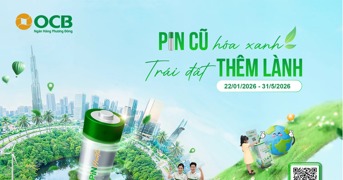 'Pin cũ hóa xanh – Trái đất thêm lành', OCB tiếp tục lan tỏa lối sống tích cực đến cộng đồng