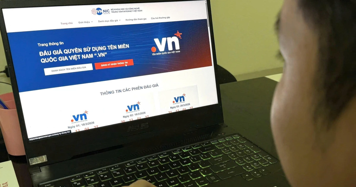 Lần đầu tiên đấu giá tên miền quốc gia khan hiếm