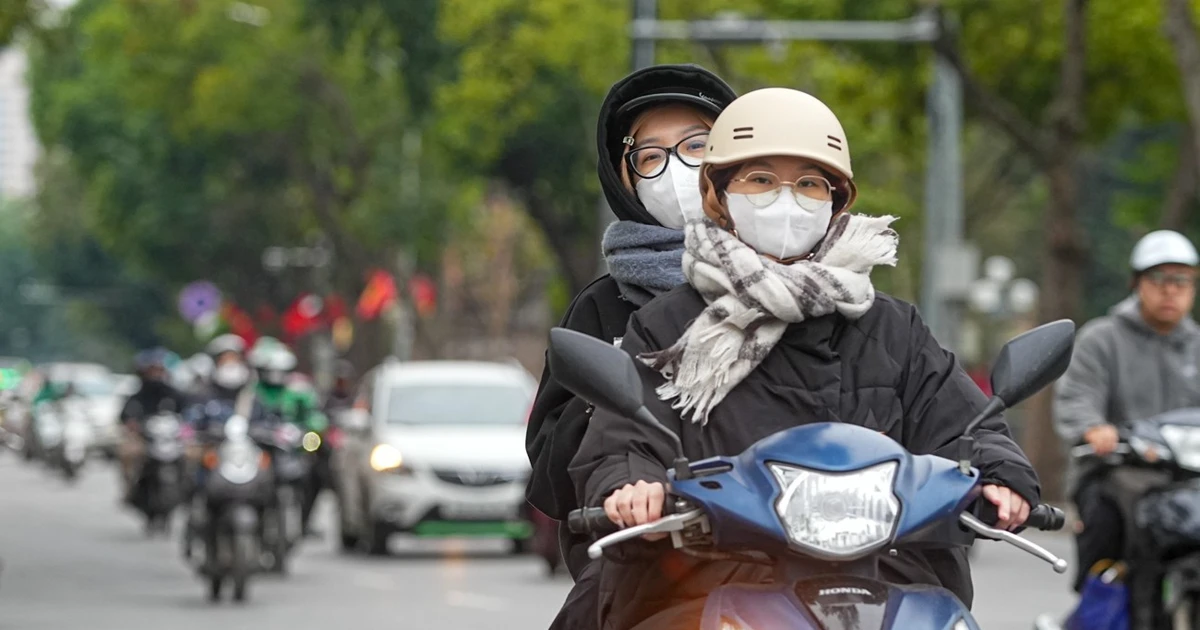 Nhiệt độ miền Bắc giảm rất mạnh