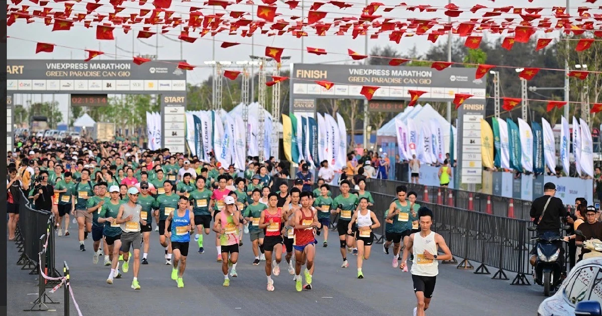 Cần Giờ lột xác thần tốc, đẹp mê hoặc trong ngày tranh tài VnExpress Marathon Green Paradise 2026