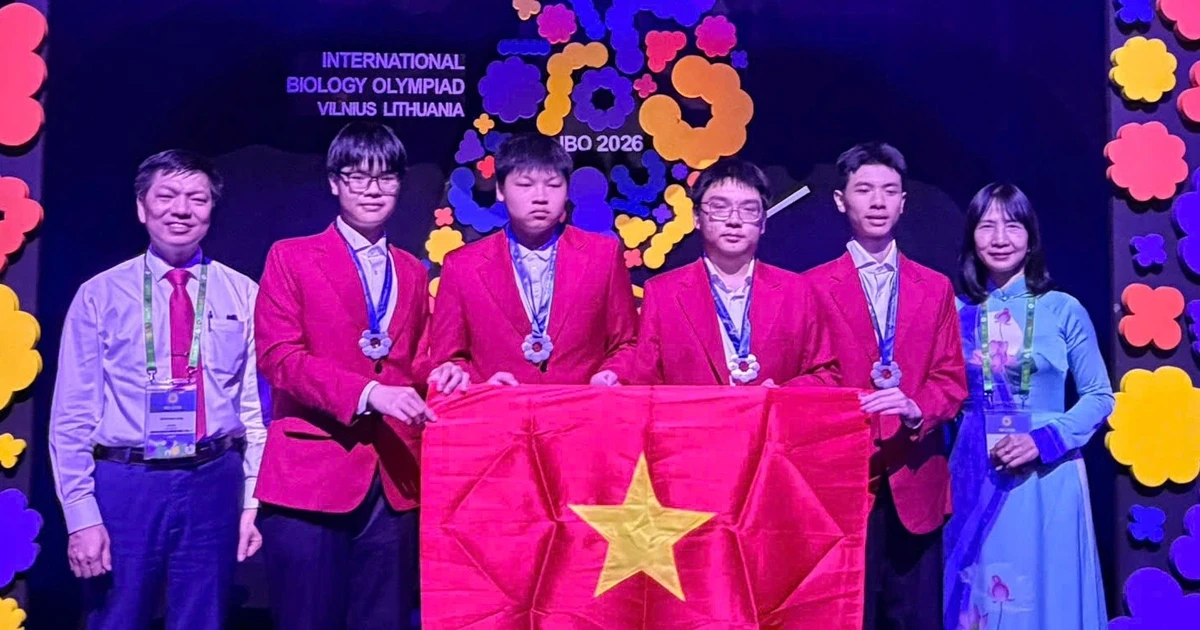 Olympic Sinh học quốc tế: Việt Nam đạt tổng điểm ở top 8 trong số các đoàn dự thi