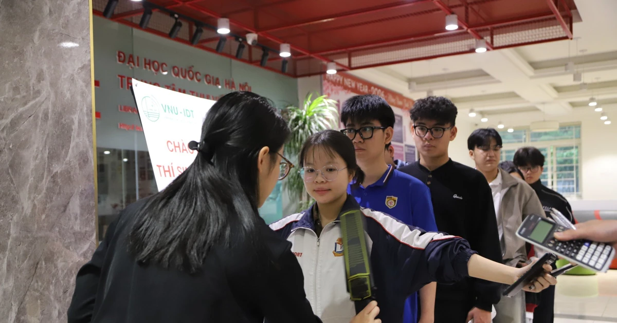 Thí sinh dự thi Đánh giá năng lực tăng vọt