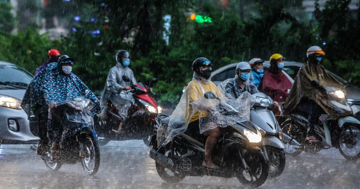 Miền Bắc tiếp tục mưa to trước khi hửng nắng