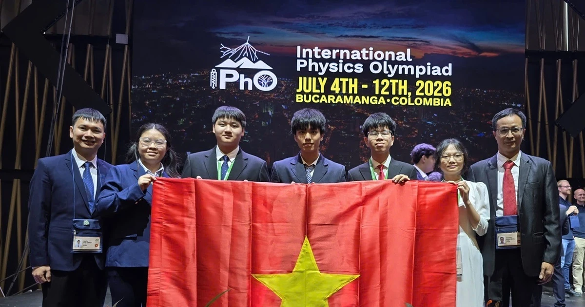 Học sinh Việt Nam giành 5 huy chương tại Olympic Vật lí quốc tế
