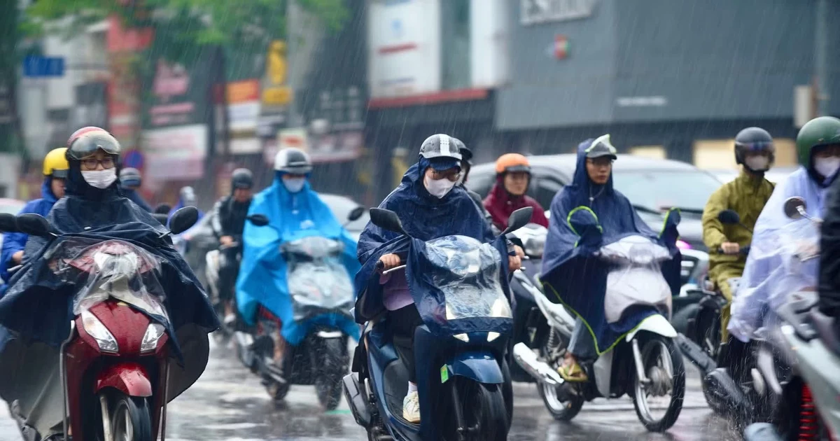 Mưa mở rộng khắp miền Bắc