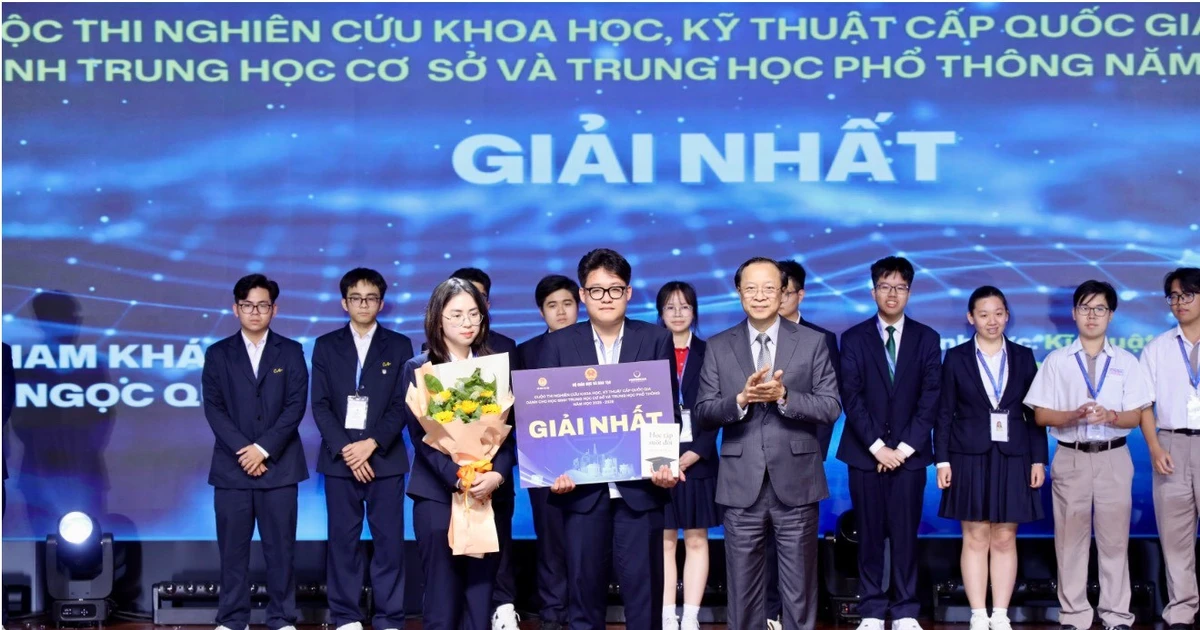 Xác minh đề tài đoạt giải Nhất khoa học kỹ thuật quốc gia nghi 'đạo văn'