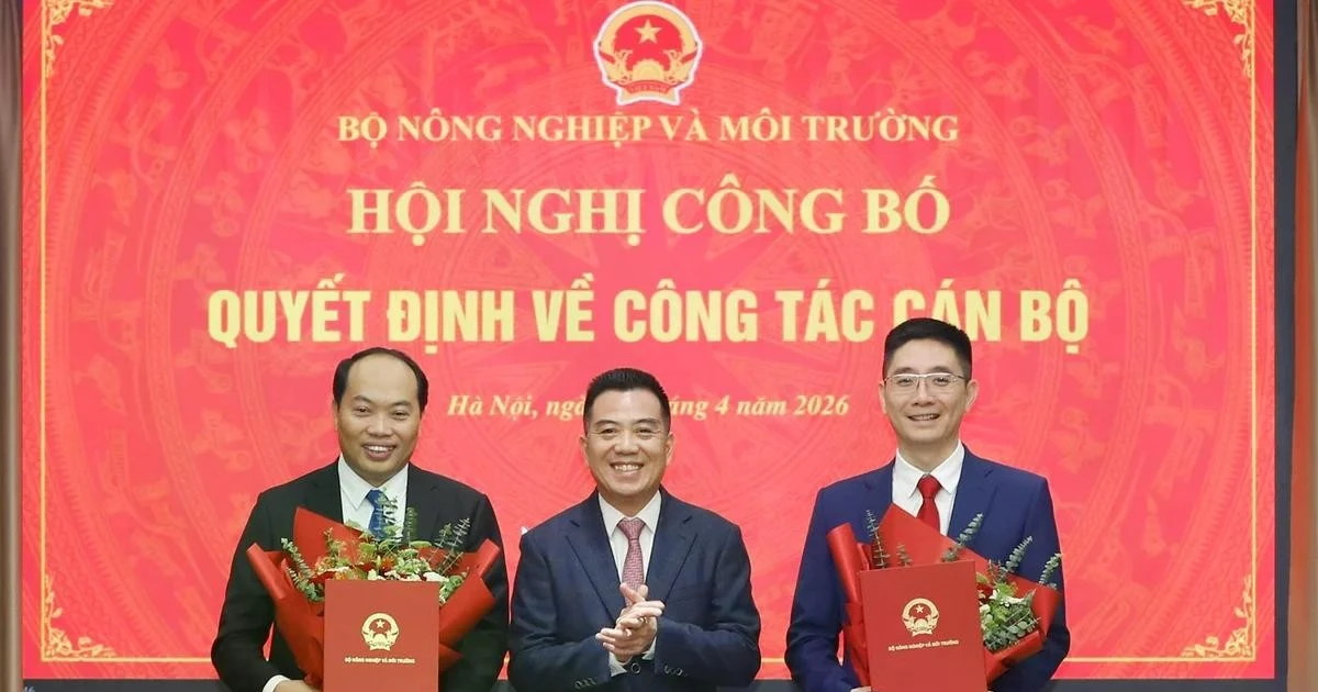 Bổ nhiệm Chánh Văn phòng và Thư ký Bộ trưởng Bộ Nông nghiệp và Môi trường