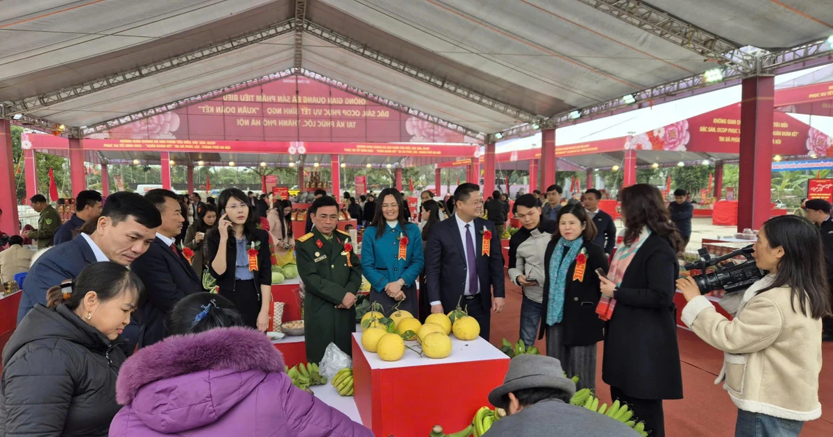 Chợ 'Xuân Đoàn Kết' đông nghịt khách mua sắm