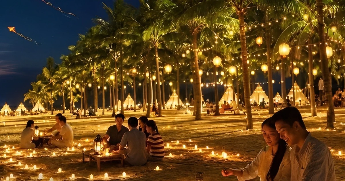 Biển Đà Nẵng lần đầu tiên có dạ tiệc ánh sáng