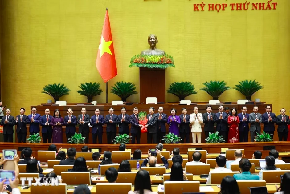 [ẢNH] Quốc hội phê chuẩn việc bổ nhiệm Phó Thủ tướng, Bộ trưởng, thành viên Chính phủ