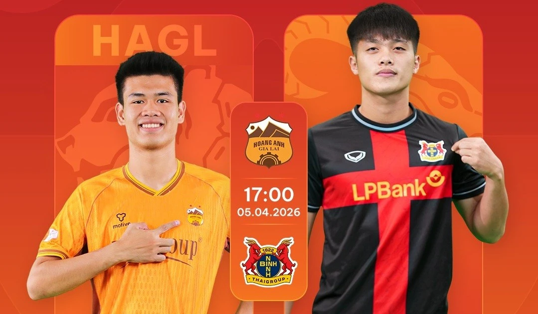 Trực tiếp HAGL vs Ninh Bình, 17h00 ngày 5/4: Quyết tâm trụ hạng
