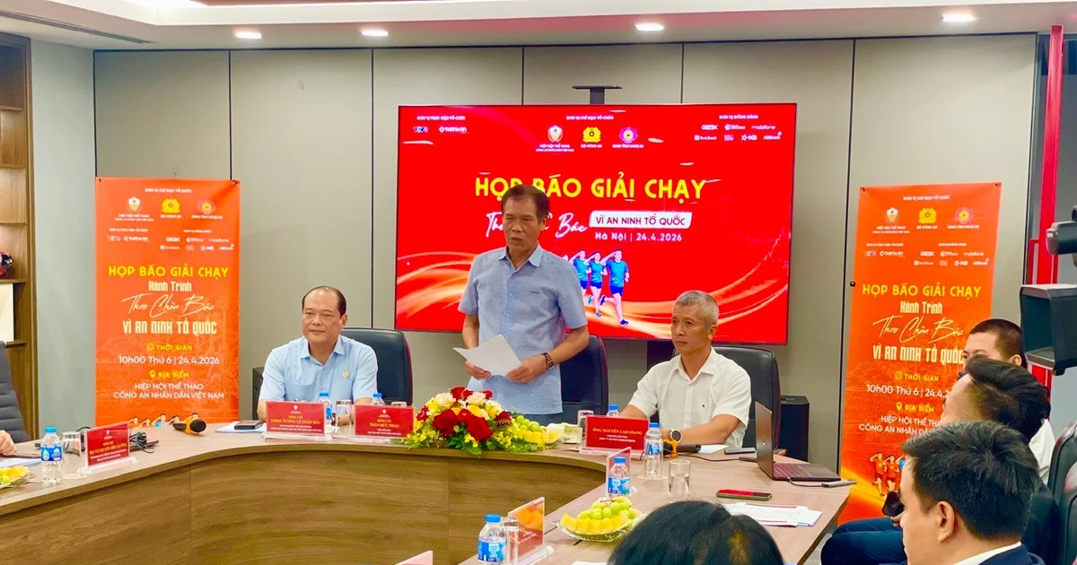 Hơn 3.000 VĐV tham dự giải chạy Hành trình theo chân Bác - Vì an ninh Tổ quốc 2026