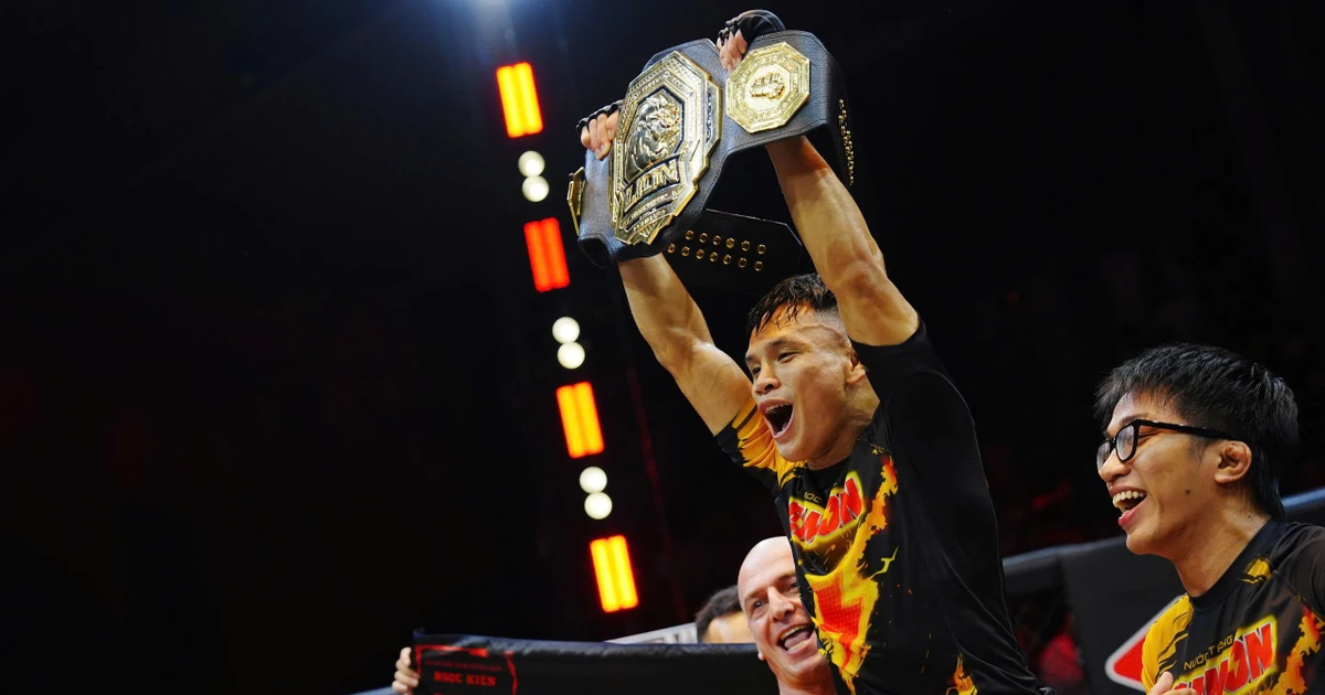 LION Championship 30: Lê Văn Tuần hạ gục 'Kim mao sư vương', thống trị hạng 56kg