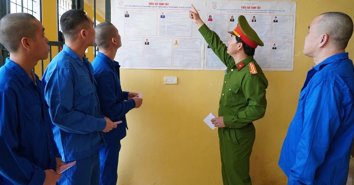 Điện Biên: Chuẩn bị chu đáo cho công tác bầu cử tại trại tạm giam, trại cai nghiện