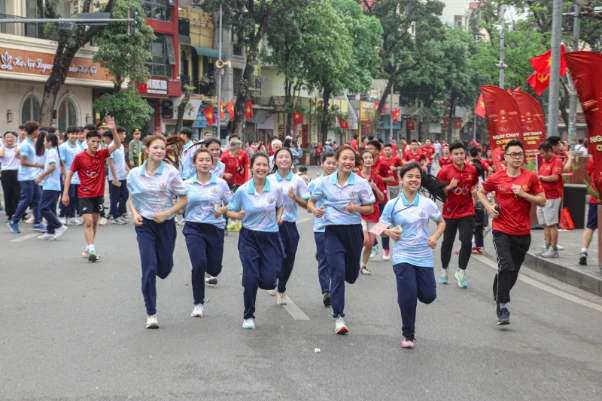 Hơn 1,3 triệu người trên cả nước tham gia Ngày chạy Olympic 2026, Vì sức khỏe toàn dân, Vì an ninh Tổ quốc