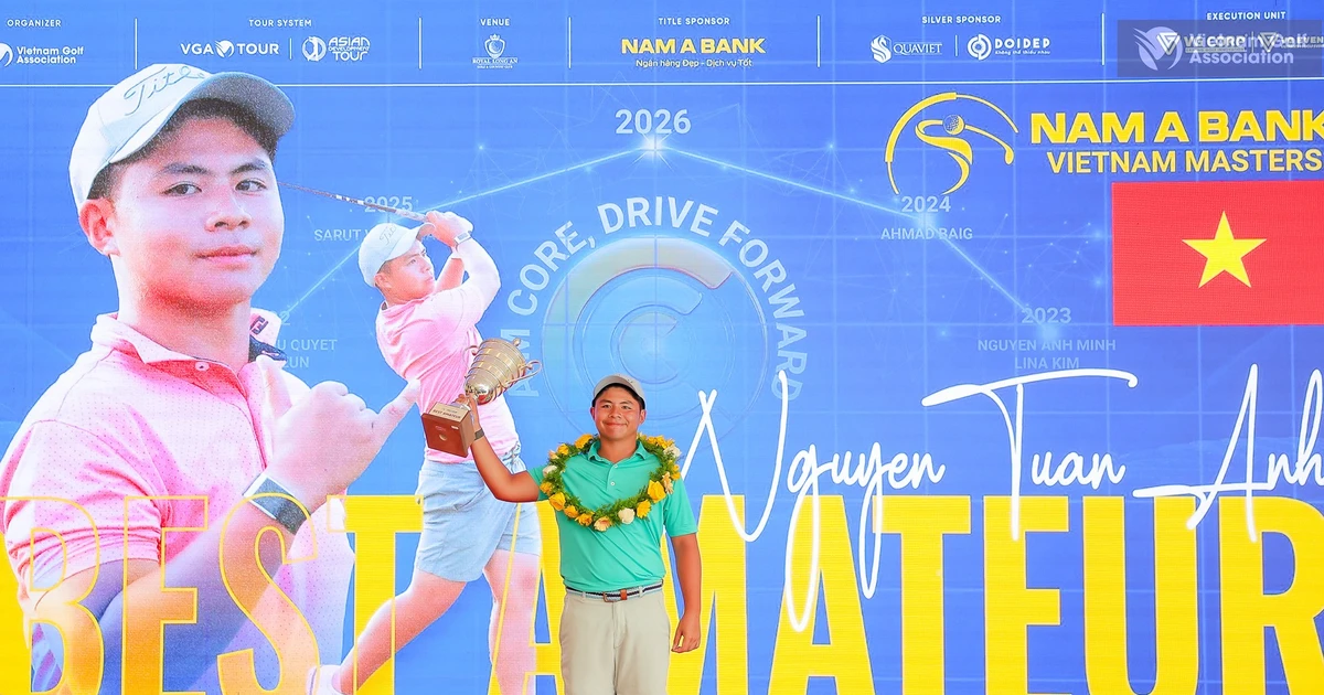 Nguyễn Tuấn Anh bảo vệ danh hiệu Best Amateur tại Vietnam Masters 2026