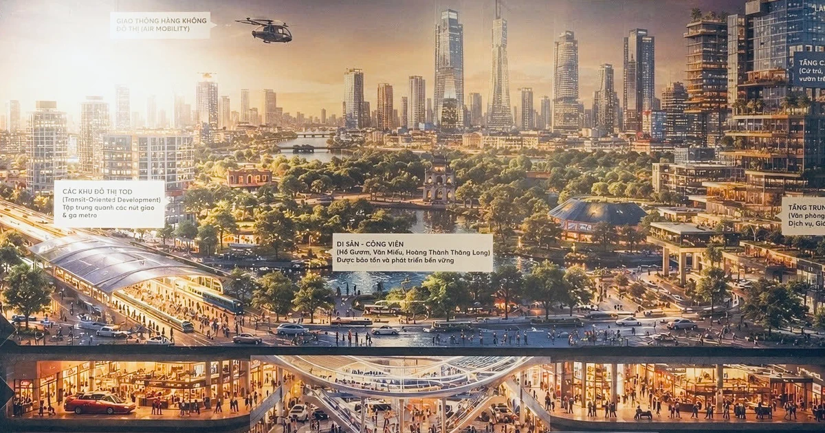 Quy hoạch Hà Nội 100 năm: Thêm sân bay gần Ninh Bình, 300 km metro hiện đại