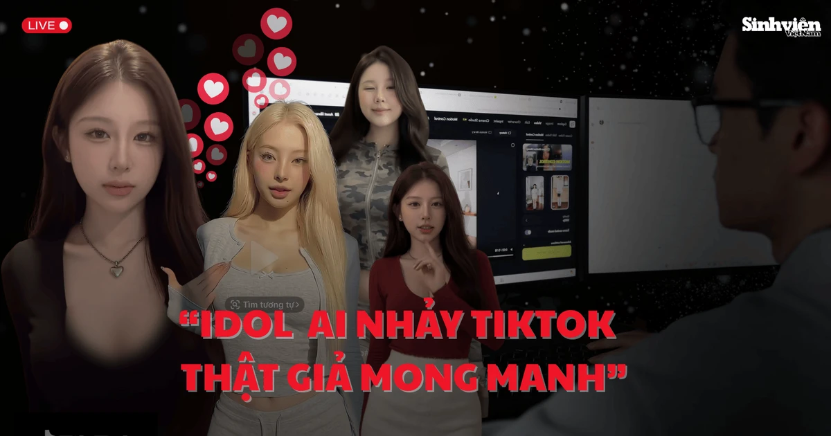 Nhan nhản các "Idol" làm bằng AI nhảy trên TikTok: thật – giả ngày càng khó phân biệt