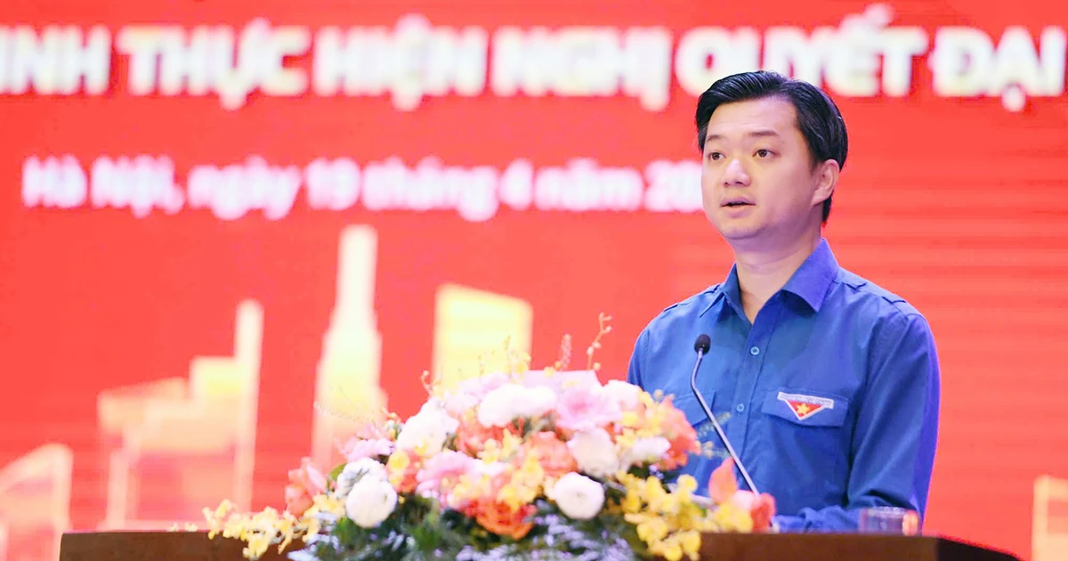 Hơn 156.000 cán bộ Đoàn học tập Nghị quyết Đại hội XIV của Đảng qua Hội nghị trực tuyến toàn quốc