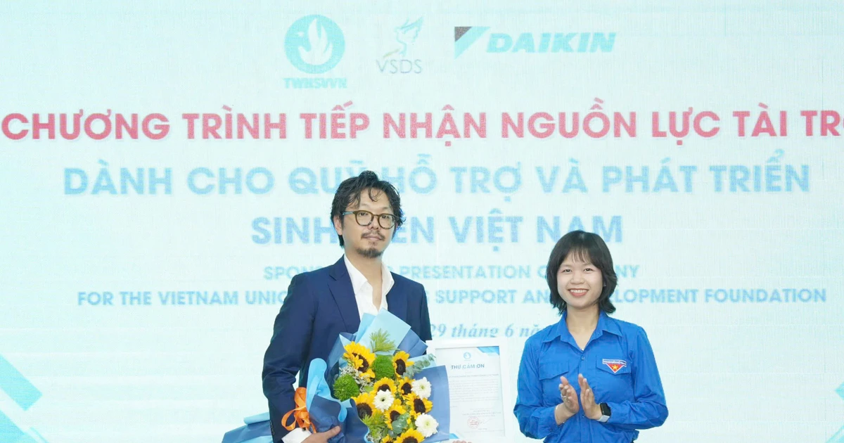 Quỹ Hỗ trợ và Phát triển Sinh viên Việt Nam tiếp nhận nguồn lực chăm lo sinh viên