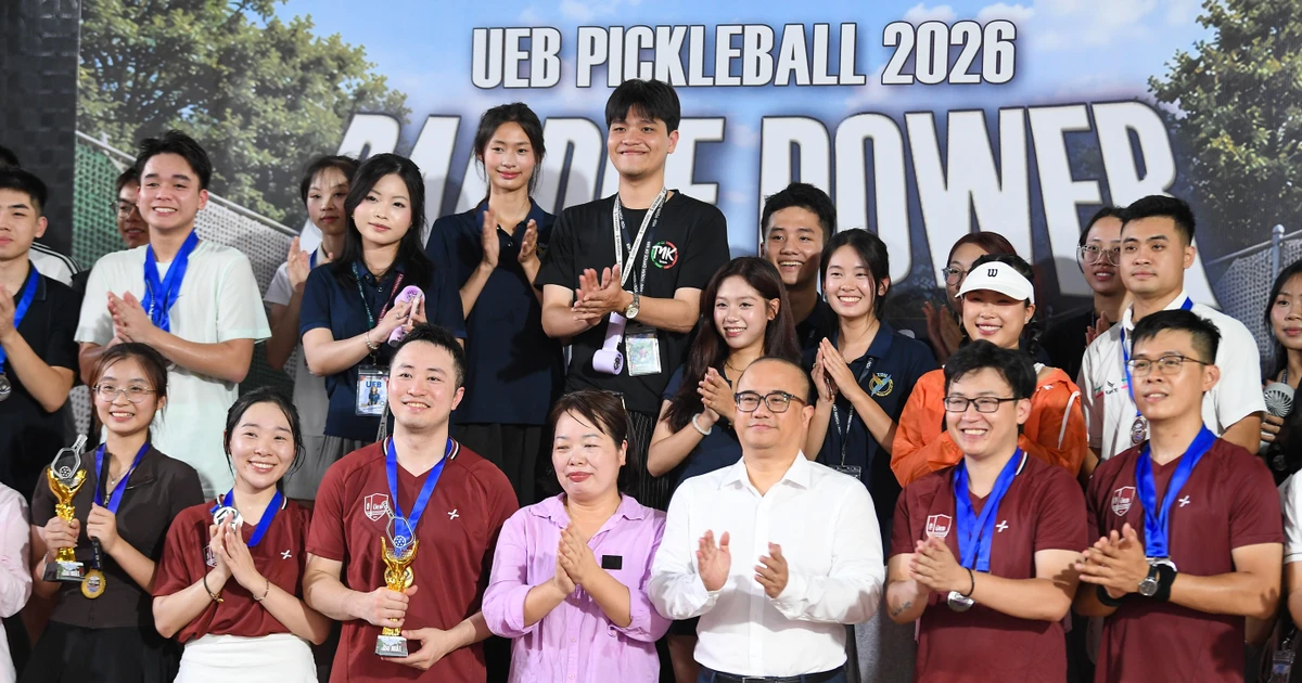 'UEB Pickleball 2026' quy tụ 130 vận động viên, gây quỹ học bổng cho sinh viên khó khăn