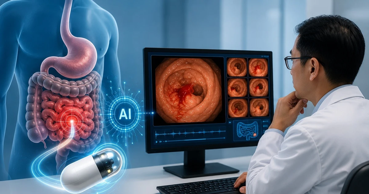 Giải mã ca xuất huyết ruột non bí ẩn nhờ ‘mắt thần AI’