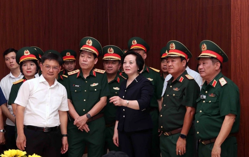Phó Thủ tướng Phạm Thị Thanh Trà kiểm tra công tác chuẩn bị Lễ triển khai tìm kiếm, quy tập hài cốt liệt sỹ
