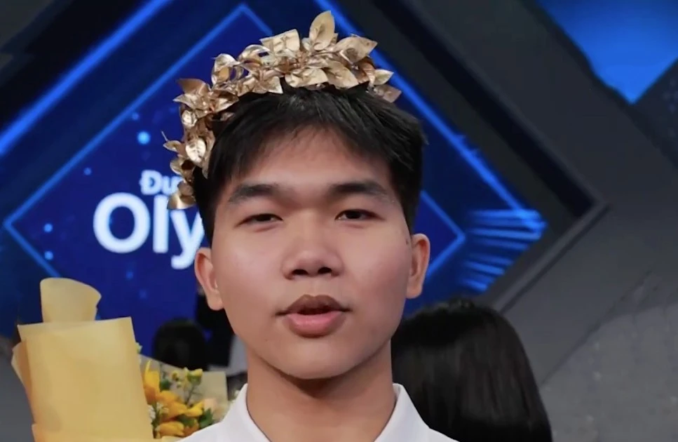 Nam sinh Hưng Yên lập ‘đỉnh’ tổng điểm trận tháng, giành vòng nguyệt quế Olympia 26