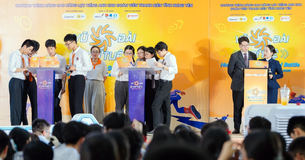 Học sinh tranh tài ghép từ, tạo câu tiếng Anh chinh phục học bổng