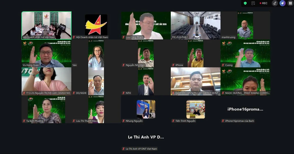 Nhiều ứng viên vào vòng thẩm định Doanh nhân trẻ khởi nghiệp xuất sắc năm 2026