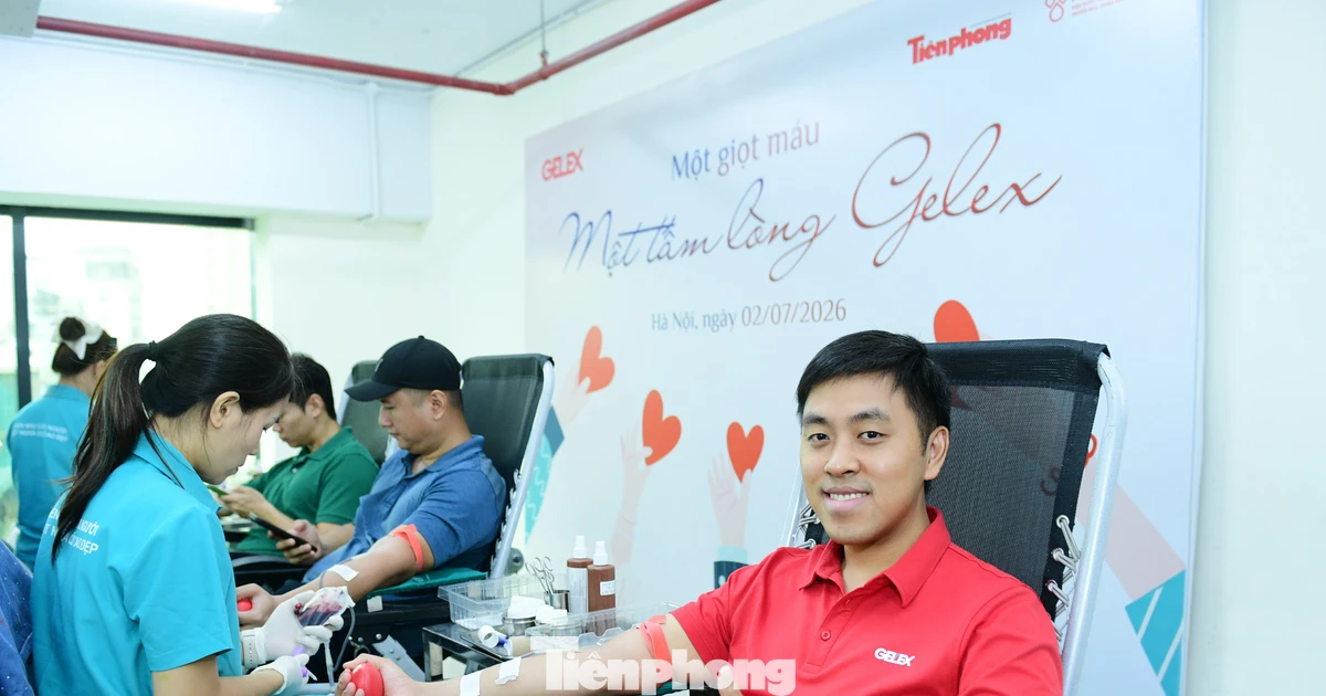 Hơn 1.000 'trái tim' Gelex hiến máu cứu người, viết tiếp hành trình nhân ái cùng Chủ Nhật Đỏ