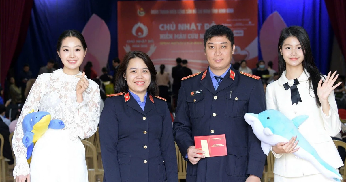 Người đẹp Việt Nam lan tỏa 'Hiến máu cứu người - Sinh mệnh của bạn và tôi' ở Ninh Bình