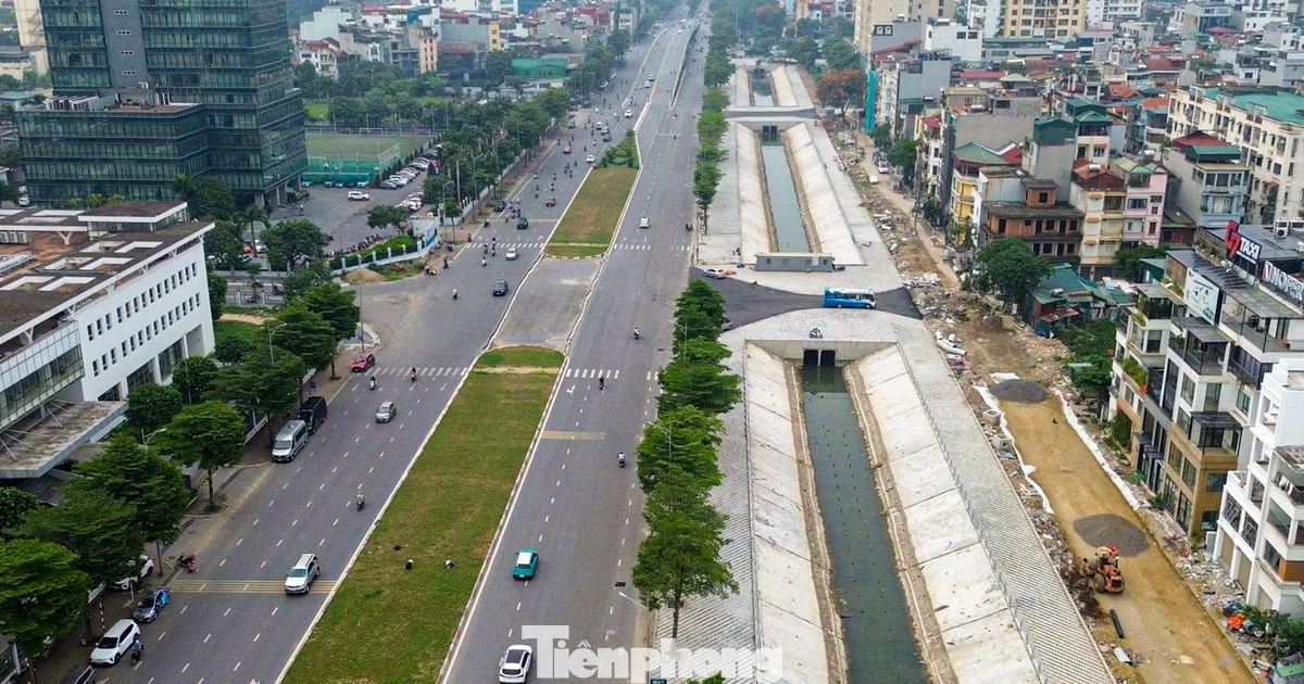 Cận cảnh tuyến đường kết nối Tây Hồ Tây thay đổi sau dự án chống ngập