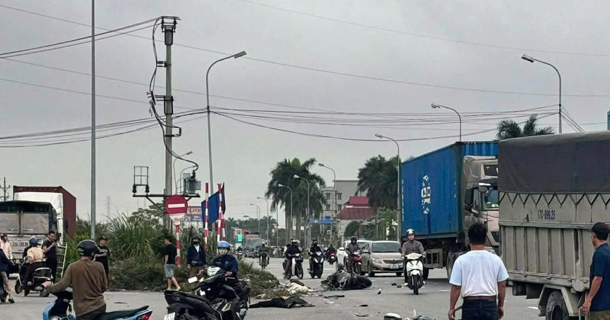 Xe tải gây tai nạn liên hoàn trên Quốc lộ 10, hai người tử vong tại chỗ