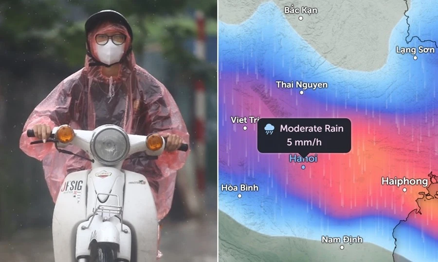 Không khí lạnh sắp về miền Bắc: Hà Nội có thể mưa to, dông vào thời điểm nào?