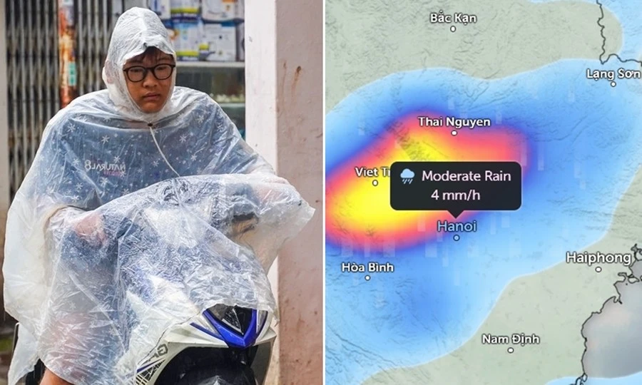 Hà Nội tiếp tục giảm nhiệt trong ngày mai, mưa to lại có thể xảy ra lúc nào?