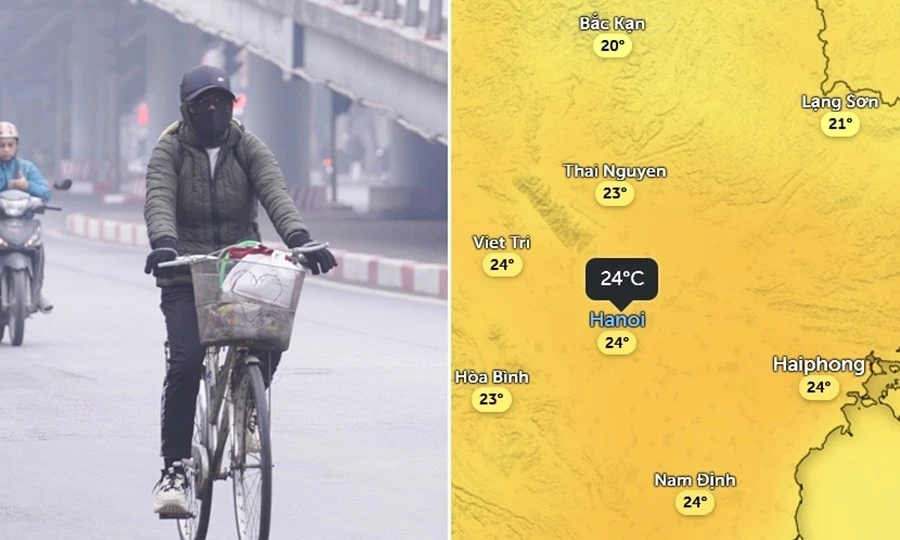 Hà Nội ấm lên mấy ngày trước khi lại có không khí lạnh, và có nồm hơn không?