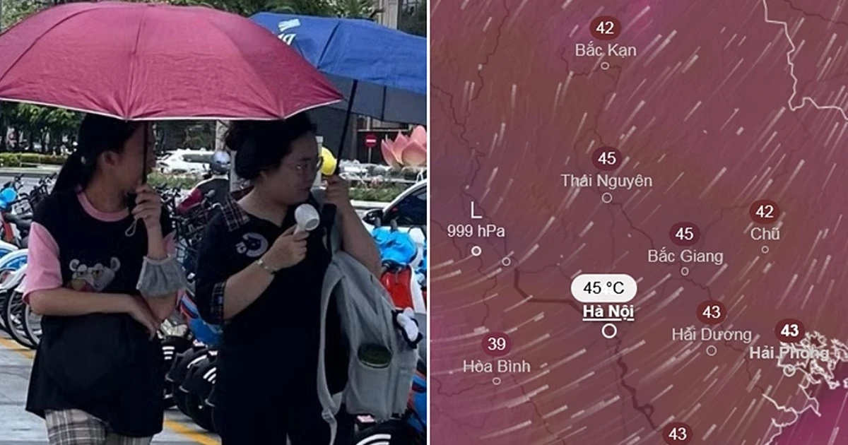 Hà Nội có thể nóng đến 45 độ C vào ngày nào trong đợt nắng nóng sắp bắt đầu?