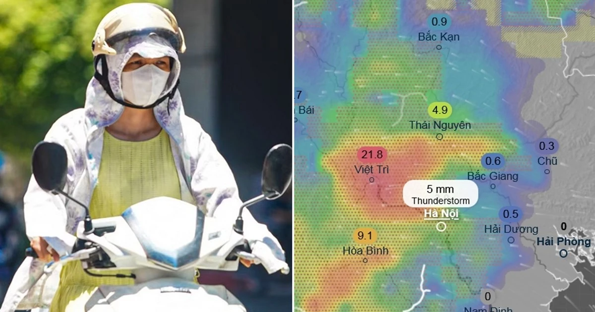 Bao giờ Hà Nội có mưa dông giúp giảm nhiệt và khi nào nắng nóng kết thúc?