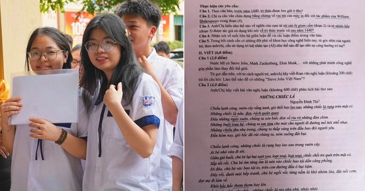 [Clip]: Thí sinh TPHCM nói về đề thi Văn tốt nghiệp THPT 2026
